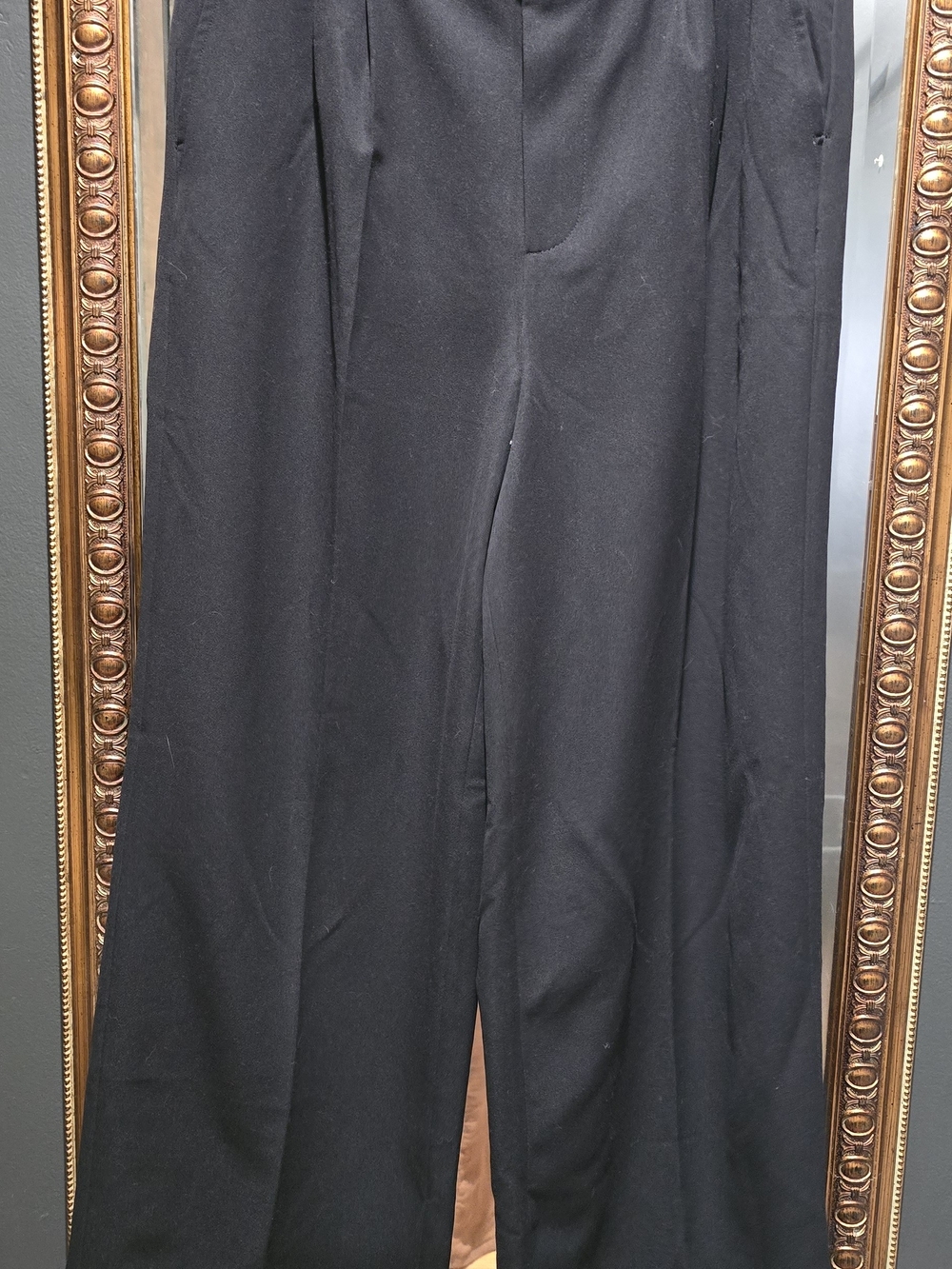 Steve Madden Black Women's Dress Pants - Wide Leg